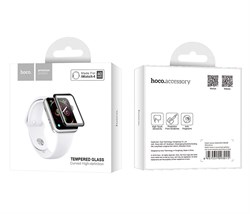 Защитное стекло 3D Apple Watch 40мм HOCO (black) (коробка) 106981 - фото 1004