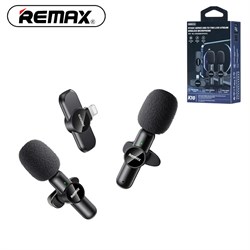 Микрофон Remax K10 (Lightning) (беспроводной петличный) (в комплекте 2 микрофона) 112591 - фото 429