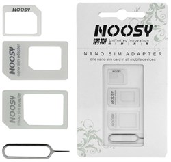 Адаптер для сим-карт NOOSY (микро/нано + иголка) (переходник) 108045 - фото 434