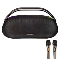 Портативная колонка Konfulon F40 (в комплекте 2 микрофона) (80W) 113747