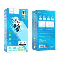 Защитное стекло на камеру iPhone 17 HOCO G13 (black) 113799
