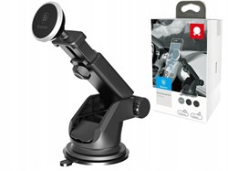 Держатель в автомобиль Baseus Solid Series Telescopic Magnetic Car Mount (silver) (SULX - OS) на присоске (магнитный) 110406 - фото 749