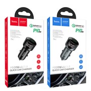 АЗУ Hoco Z42 1 USB (3.0 мАч) QC3.0 (с быстрой зарядкой) (LED) + Type C 109549