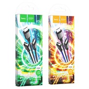 Кабель USB - 3 в 1 Type C + Micro + Lightning Hoco X76 (коробка) 111682