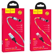 Кабель USB - Lightning (Apple 8 pin) Hoco U90 магнитный (1,2m) (коробка) 109766