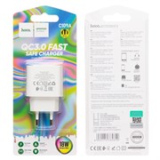 СЗУ Hoco C109A 1 USB QC3.0 (18W) (быстрая зарядка) 109692