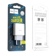 СЗУ Hoco C73A 2 USB (2.4 мАч) QC3.0 (быстрая зарядка) 109686