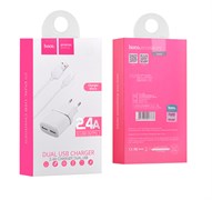 СЗУ Hoco C12m 2 USB (2.4 мАч) + USB кабель Micro 109681