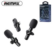 Микрофон Remax K10 (Type C) (беспроводной петличный) (в комплекте 2 микрофона) 112590