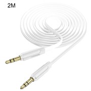Кабель AUX (Jack 3,5 - Jack 3,5) (плоский) (2m) 110073