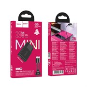 СЗУ Hoco N74 1 Type-C (PD 25W) (быстрая зарядка) + Кабель Type C - Type C 113810