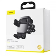 Держатель в автомобиль Baseus Cube Gravity Vehicle-mounted Holder (silver) (SUYL - FK0S) в воздуховод (зажим) 110396