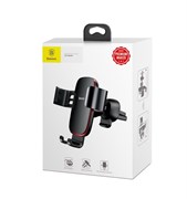 Держатель в автомобиль Baseus Metal Age Gravity Car Mount(Air Outlet Version) (black) (SUYL - D01) в воздуховод (зажим) 110398