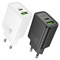 СЗУ Hoco N63 1 USB (QC3.0) + 1 Type-C (PD 30W) (быстрая зарядка) 113778