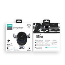 Держатель в автомобиль Joyroom JR - ZS212 в воздуховод + беспроводная зарядка (15W) 110447