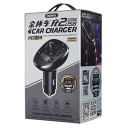 FM трансмиттер Remax RCC109 Kimbay series (с функцией зарядки) 110847