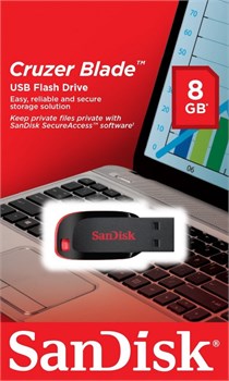 Карта памяти USB Flash SanDisk Cruzer Blade - 8 gb 110815