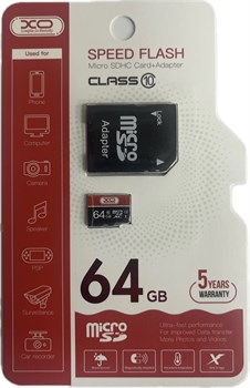 Карта памяти Micro SD XO - 64 gd 110771