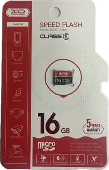 Карта памяти Micro SD XO - 16 gd 110769