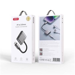 Audio конвертер XO NB-R258B для iPhone (Lightning → Lightning + Jack 3,5) 112667