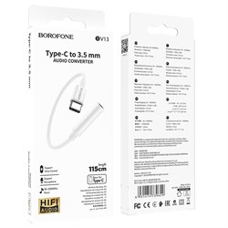 Audio конвертер Borofone BV13 (Type C → Jack 3,5) 110883