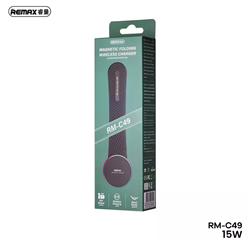 Держатель в автомобиль Remax RM - C49 на панель магнитный + беспроводная зарядка (15W) 112655