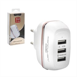СЗУ Konfulon C23A 3 USB (3.1 мАч) 109698