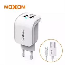 СЗУ MOXOM KH - 25i 2 USB (2,4 A) + Lightning (коробка) 109705