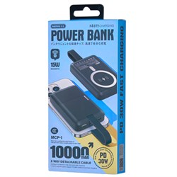 Внешний АКБ Power Bank Remax MCP - 1 (10.000 мАч) (30W PD быстрая зарядка) + беспроводная зарядка 113241