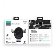 Держатель в автомобиль Joyroom JR - ZS212 в воздуховод + беспроводная зарядка (15W) 110447