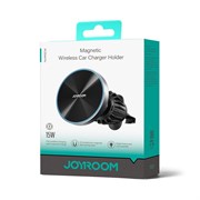 Держатель в автомобиль Joyroom JR - ZS240 Pro в воздуховод + беспроводная зарядка (15W) (магнитный) 112466