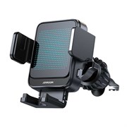Держатель в автомобиль Joyroom JR - ZS341 в воздуховод (зажим) + беспроводная зарядка (15W) 112020