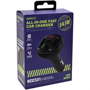 FM трансмиттер Remax RCC331 Lodi series (с функцией быстрой зарядки) (PD 64.5W) 113153