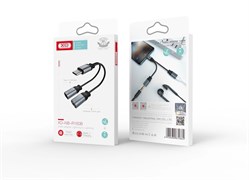 Audio конвертер XO NB-R160 для Type C (Type C → Type C + Jack 3,5) 110913