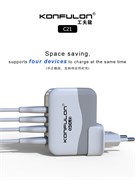 СЗУ Konfulon C21 4 USB (4.2 мАч) 109696