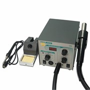 Паяльная станция Quick 706W+ (макс. мощность термофена 580Вт ,макс. температура термофена 450°C,макс. мощность паяльника 50Вт) 112175