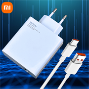 СЗУ Xiaomi 1 USB (120W) (быстрая зарядка) + USB кабель Type C (оригинал) (коробка) 111526