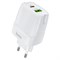 СЗУ Hoco C85A 1 USB + 1 Type-C (PD 20W + QC3.0) (быстрая зарядка) 109690