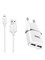 СЗУ Hoco C12i 2 USB (2.4 мАч) + USB кабель Lightning 109680