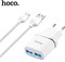 СЗУ Hoco C12m 2 USB (2.4 мАч) + USB кабель Micro 109681